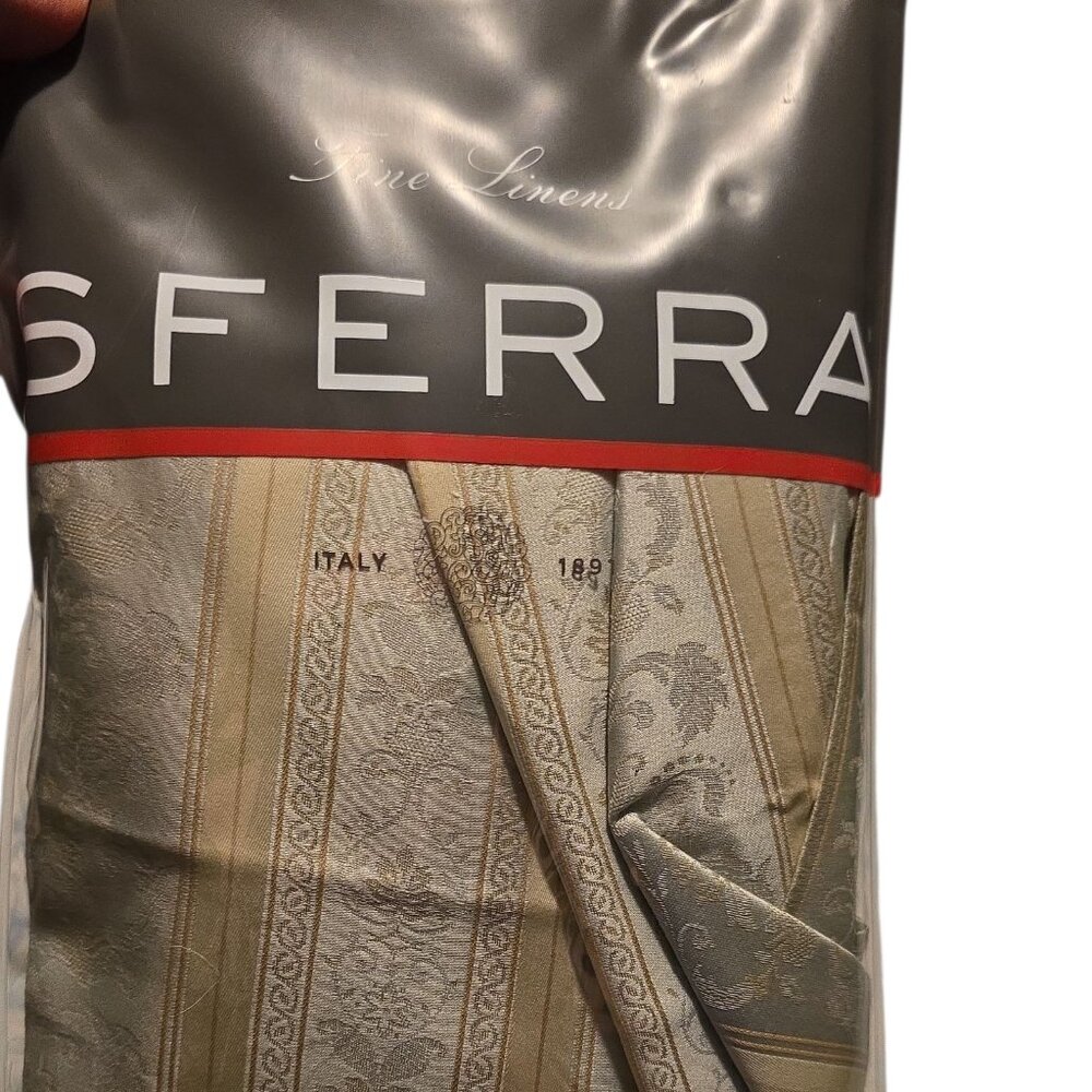 NIP Luxury Sferra "Chantal" 4050 100% Egyptian Cotton Sateen Jacquard Sham